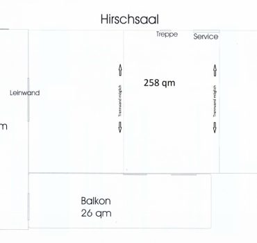 Hirschsaal-Raumaufteilung